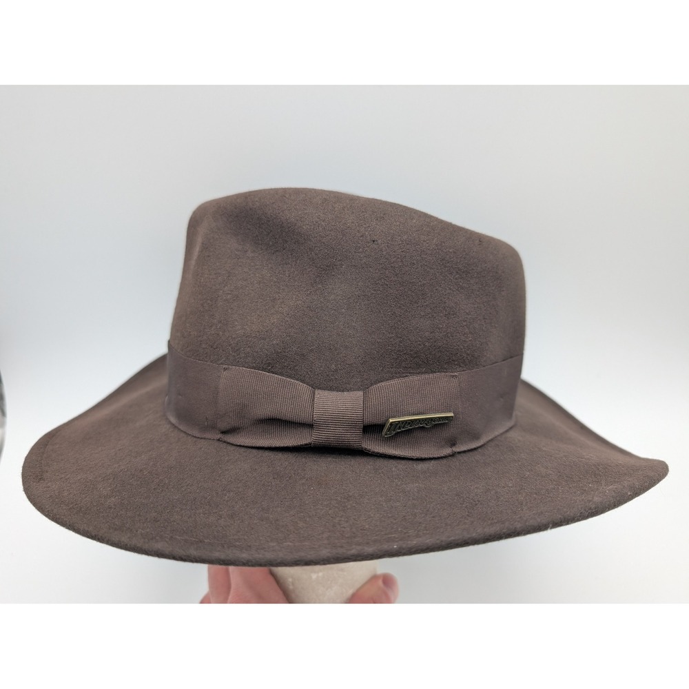 Vintage Indiana Jones 100% Wool Hat Dorfman Pacific Collection Large Cosplay